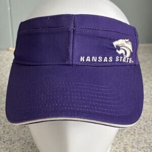 Team Starter Kansas State Wildcats K-State Purple Visor Hat NCAA March Madness